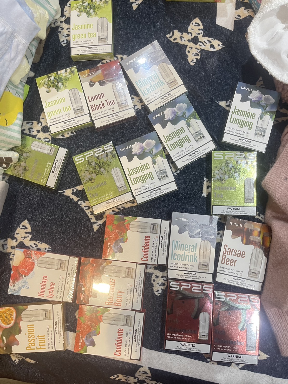 SP2煙彈台灣現貨 水果口味合集 包裝展示