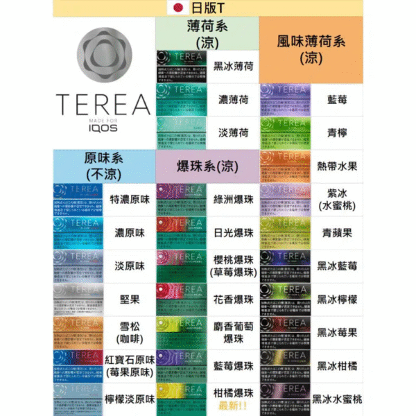 日版IQOS TEREA煙彈
